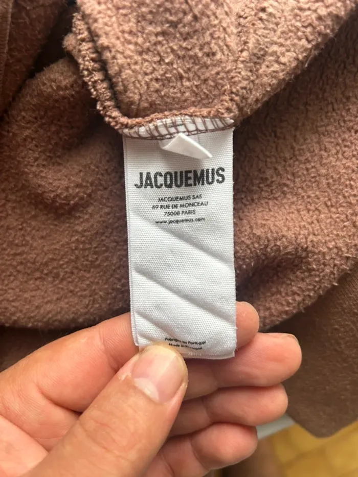 Hoodie Jacquemus marron M oversize unisexe - photo numéro 7