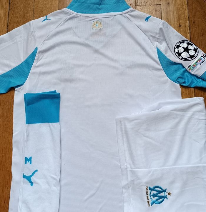 Kit football taille 14 ans Marseille blanc domicile 2026 - photo numéro 3