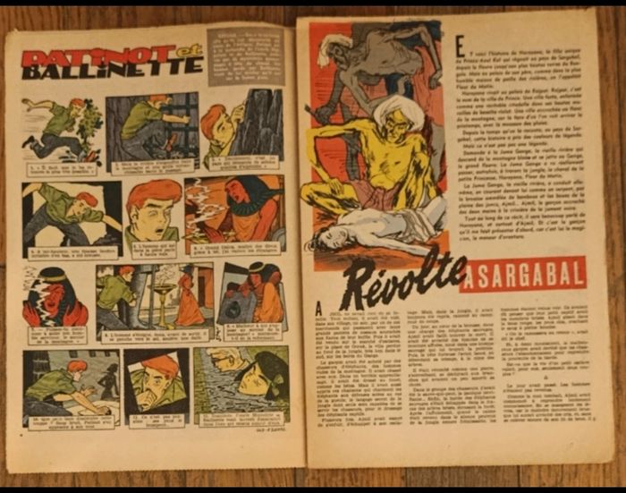 Ancien journal Francs jeux Filles N°203 1954 vintage - photo numéro 2