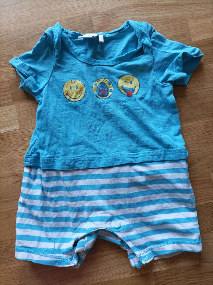 Combi-short 9 mois smiley