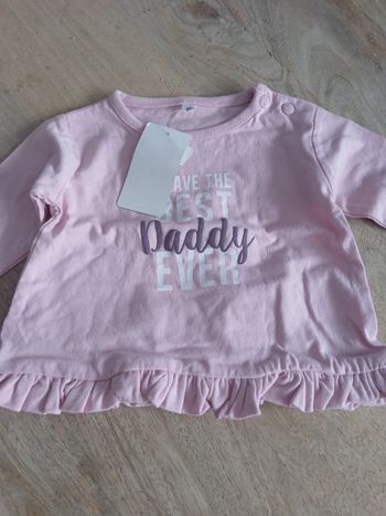 Tee shirt manche longue bebe 3mois 