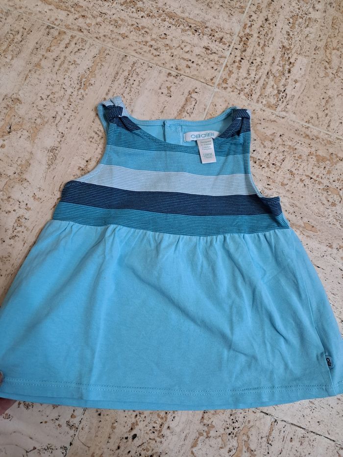 Lot de 3 robe d'eté bébé fille 12 mois - photo numéro 4