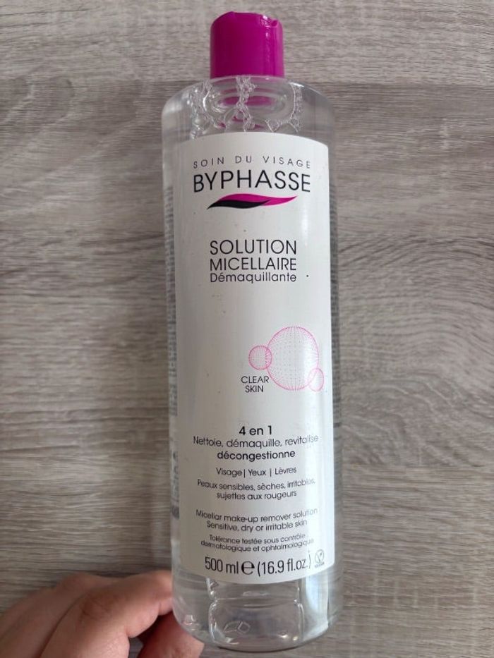 Solution micellaire byphase