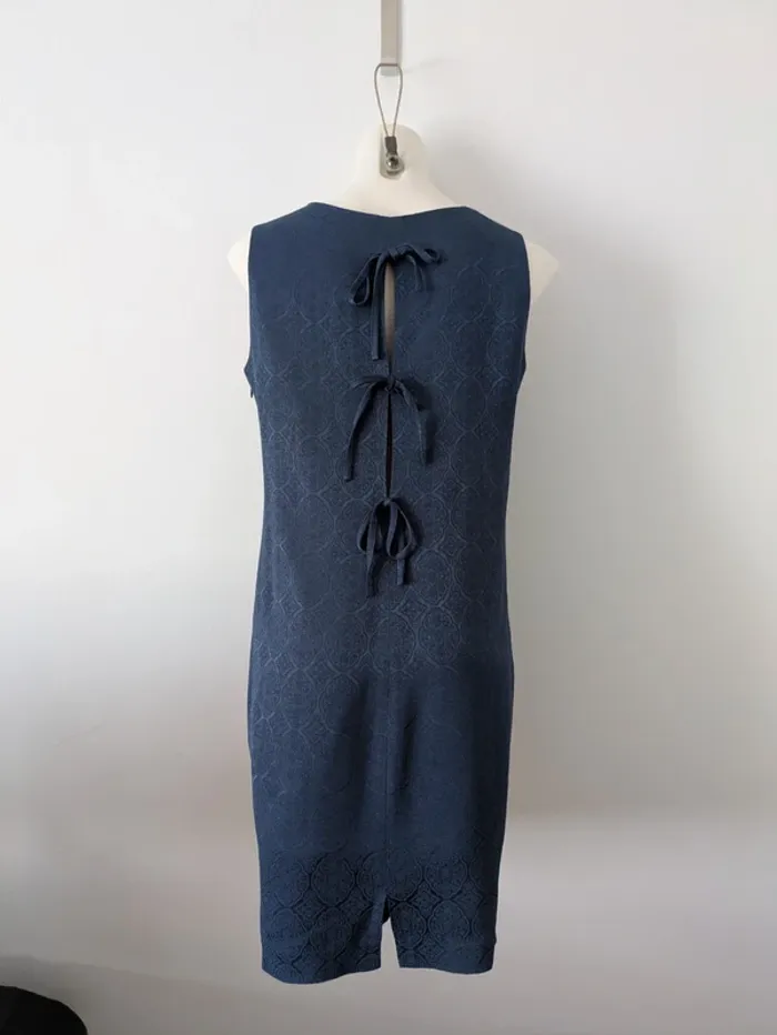 Robe vintage marine - 123 - taille 38 - photo numéro 3