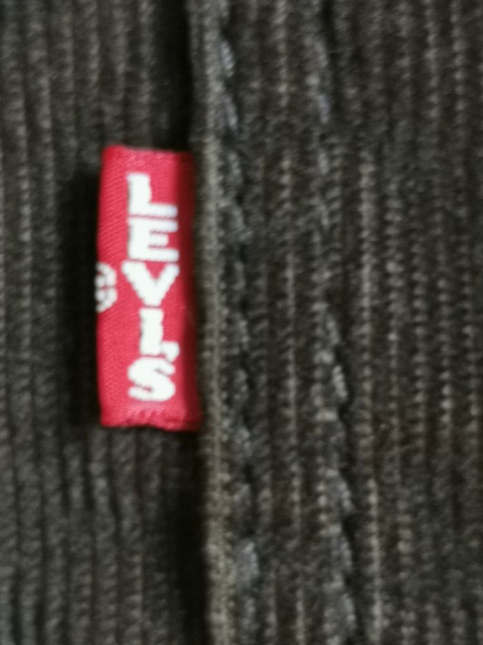 Blouson Levi’s Trucker Sherpa homme – Velours côtelé marron – Taille M - photo numéro 2