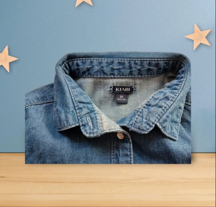 Chemise fille kiabi 3 ans très bon état - photo numéro 3