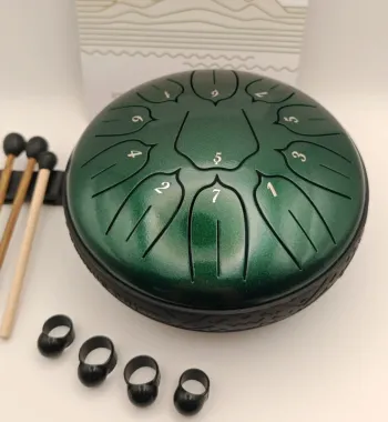 Tambour de pluie en acier - handpan - dongue drum