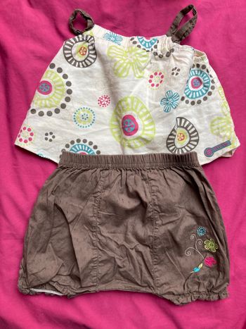 Ensemble débardeur short 6mois