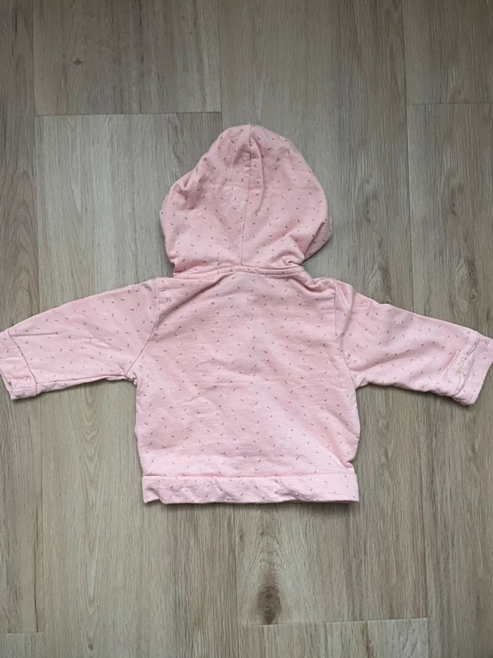 Gilet à capuche Kiabi petites oreilles 6 mois - photo numéro 2