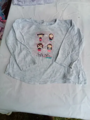 T shirt gris  18 mois