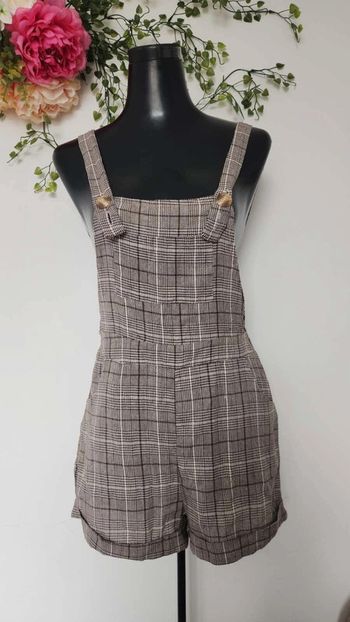 Salopette combishort à carreaux 🎀 Taille S 🎀