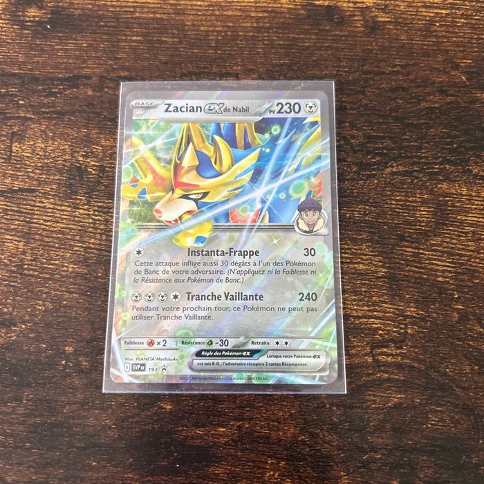 Carte Pokémon - Zacian Ex Promo 193