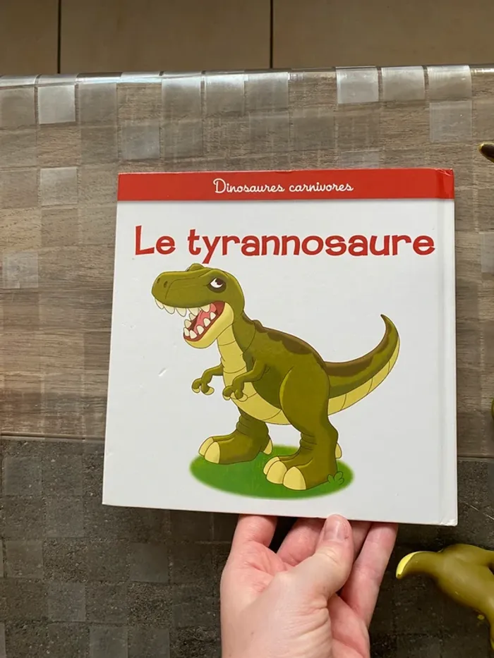 Livre le tyrannosaure et 4 figurines altaya le monde des dinosaures - photo numéro 4