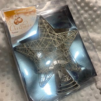 ✨⭐ Cimier étoile pailleté – So Christmas (22 cm) ⭐✨