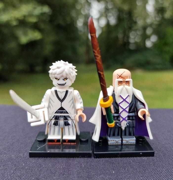 Minifigure Manga Bleach Zangetsu et Yamamoto Genryuusai Shigekuni n1.3