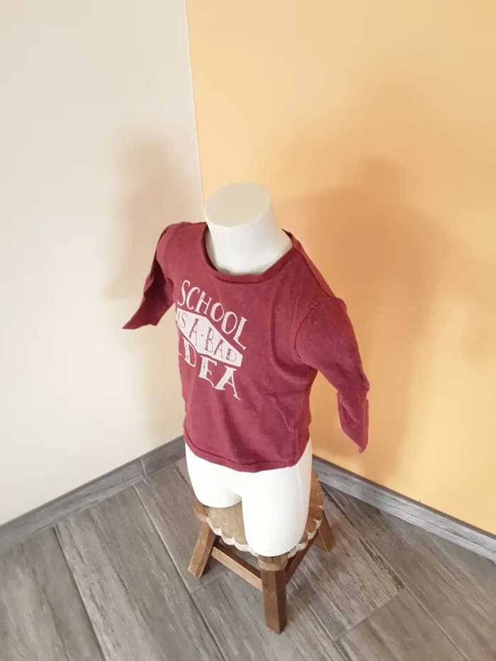 Tee shirt manches longues 3 ans (96 cm) - photo numéro 7