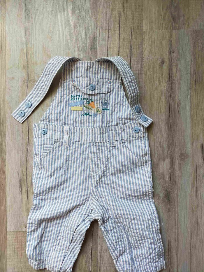 Salopette short bébé garçon
