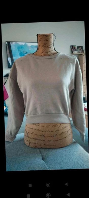 Sweat taupe taille 32 primark
