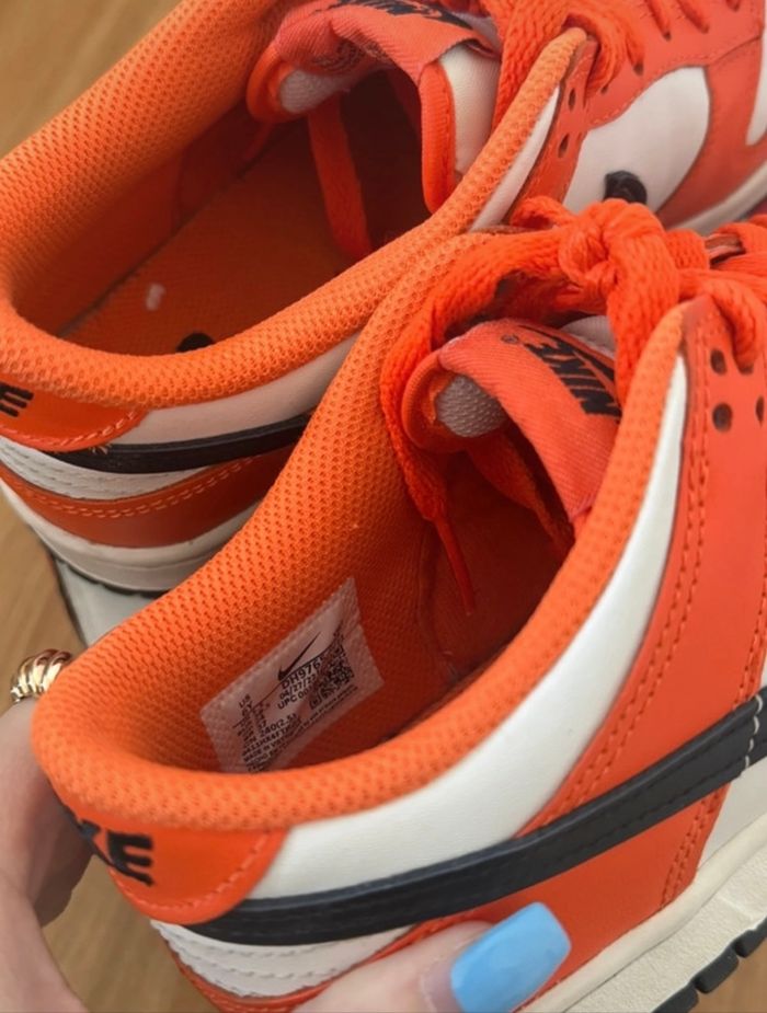 Nike Dunk low orange enfant/femme - photo numéro 6