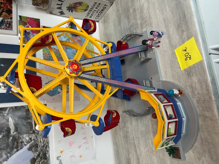 grande roue manège playmobil électronique et lumineux