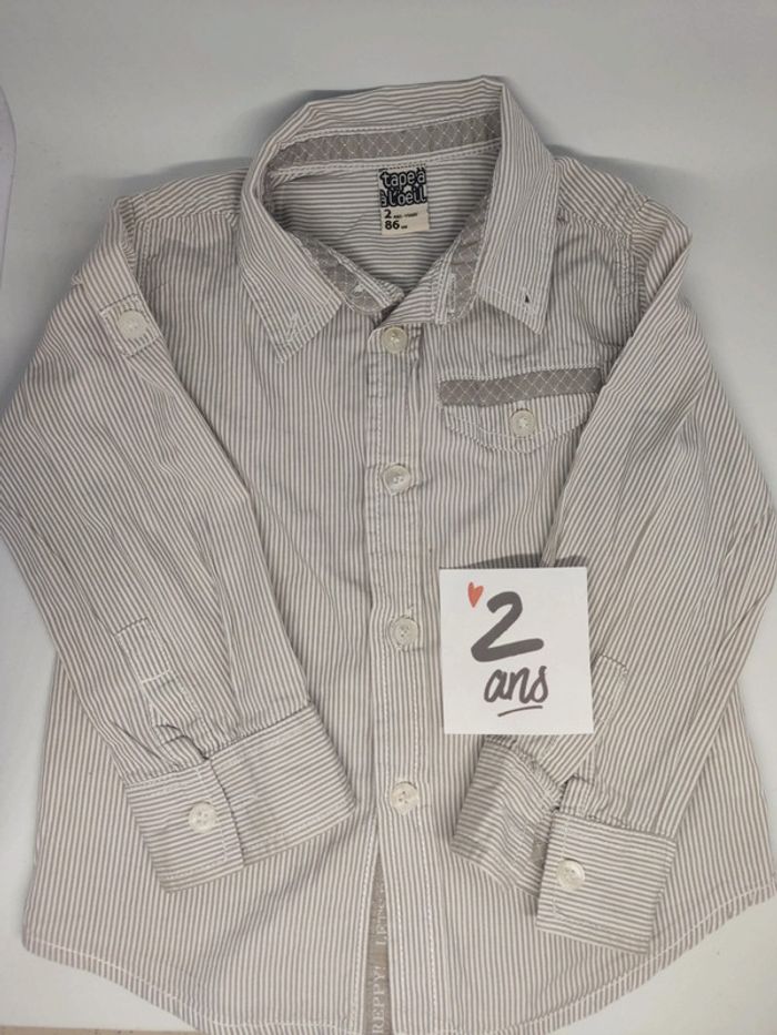 Chemise rayée tape a l'oeil