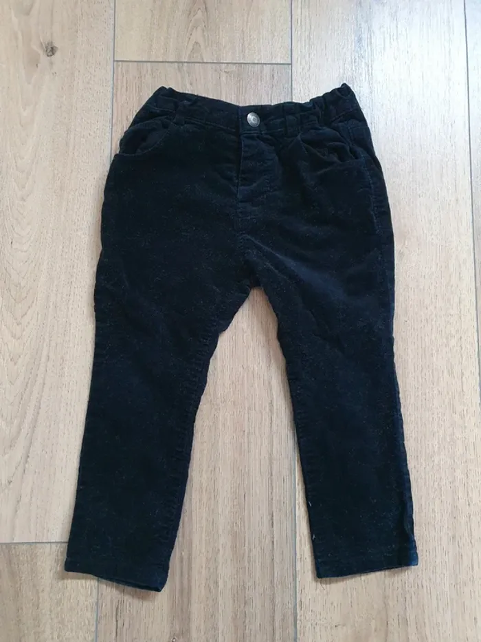 Pantalon velours noir