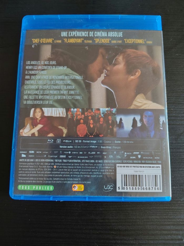 Blu Ray Annette (Adam Driver, Marion Cotillard, Leos Carax) - photo numéro 2