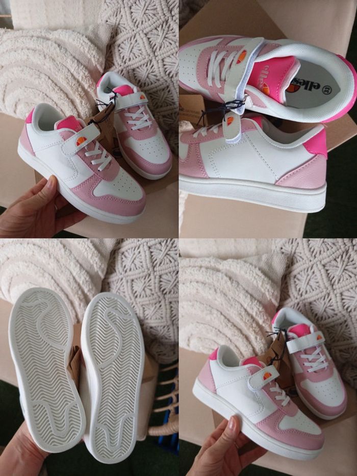Lot de deux Paires de baskets / sneakers à scratch Ellesse pointure 33 neuves avec étiquettes