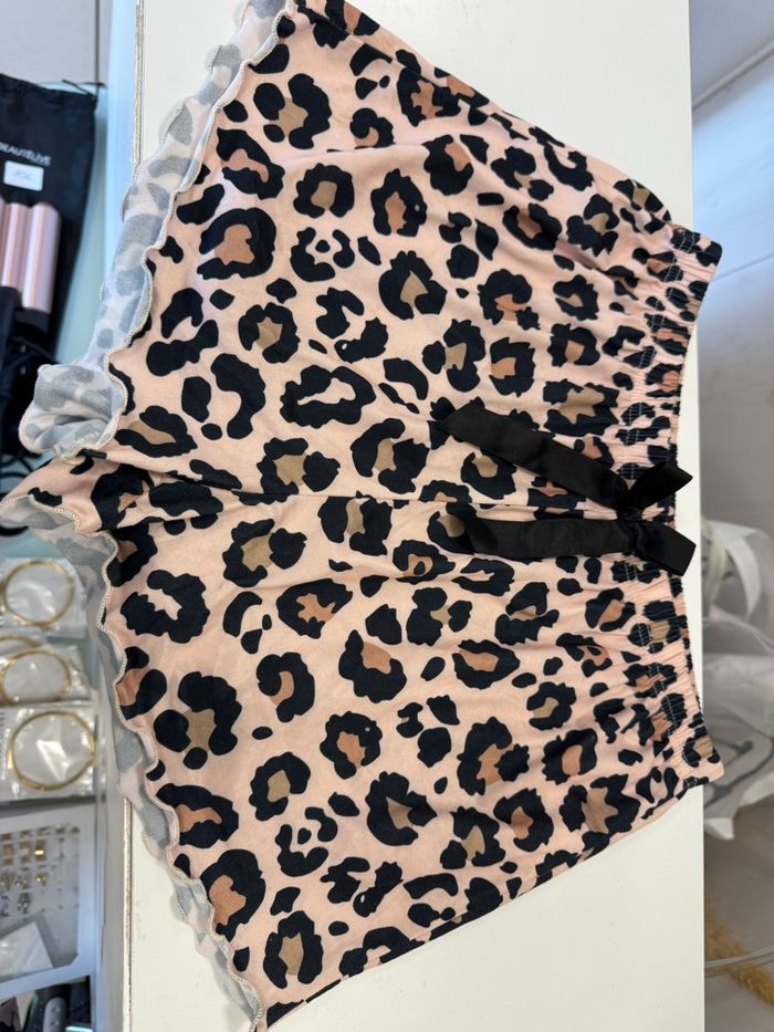 Short de pyjama léopard