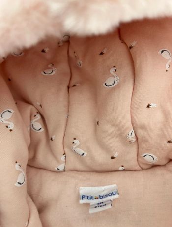 Doudoune chaude et confortable réversible 6 mois