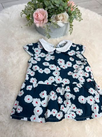 mini robe à fleur