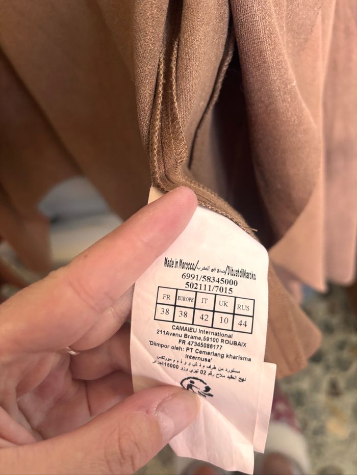 Veste fine en suédine - photo numéro 2