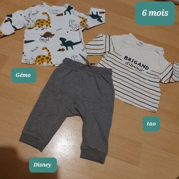 Ensemble 6 mois garçon