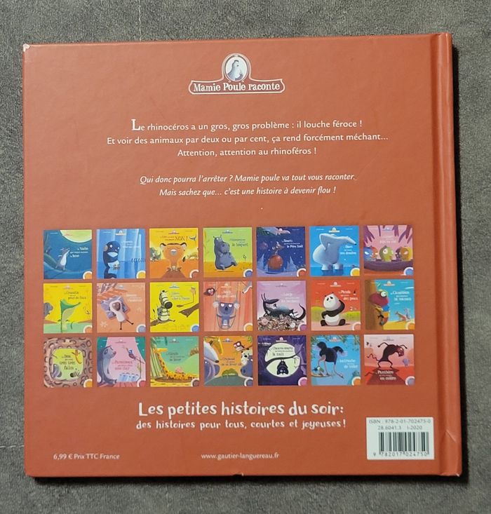 Mamie Poule Raconte - Tome 19 - Le Rhinocéros Qui Louchait Féroce Christine Beigel, Hervé Le Goff (I - photo numéro 5
