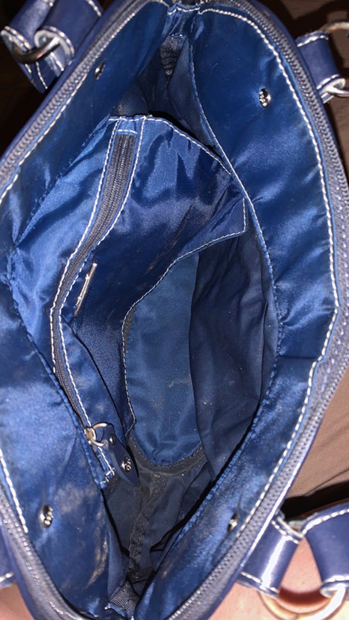 Sac à main bleu SOCO - photo numéro 3