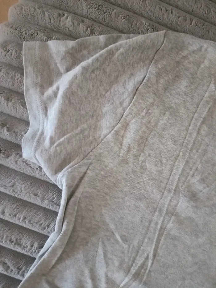 T-shirt tex gris taille m - photo numéro 7