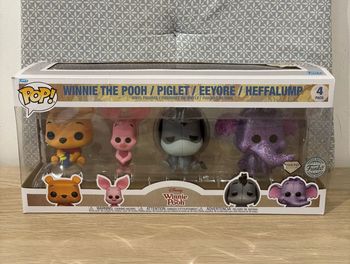 Coffret 4 Pop Figurines Disney "Winnie l'Ourson, Porcinet, Bouriquet et Efelant"