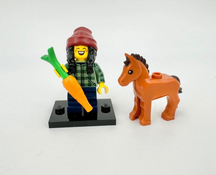 Lego Figurines Série 22 (Réf. 71032) : nº5, Le Cheval et la Palefrenière - NEUF - photo numéro 2