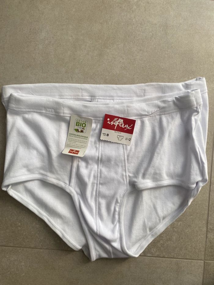 Lot de deux culottes homme en coton bio