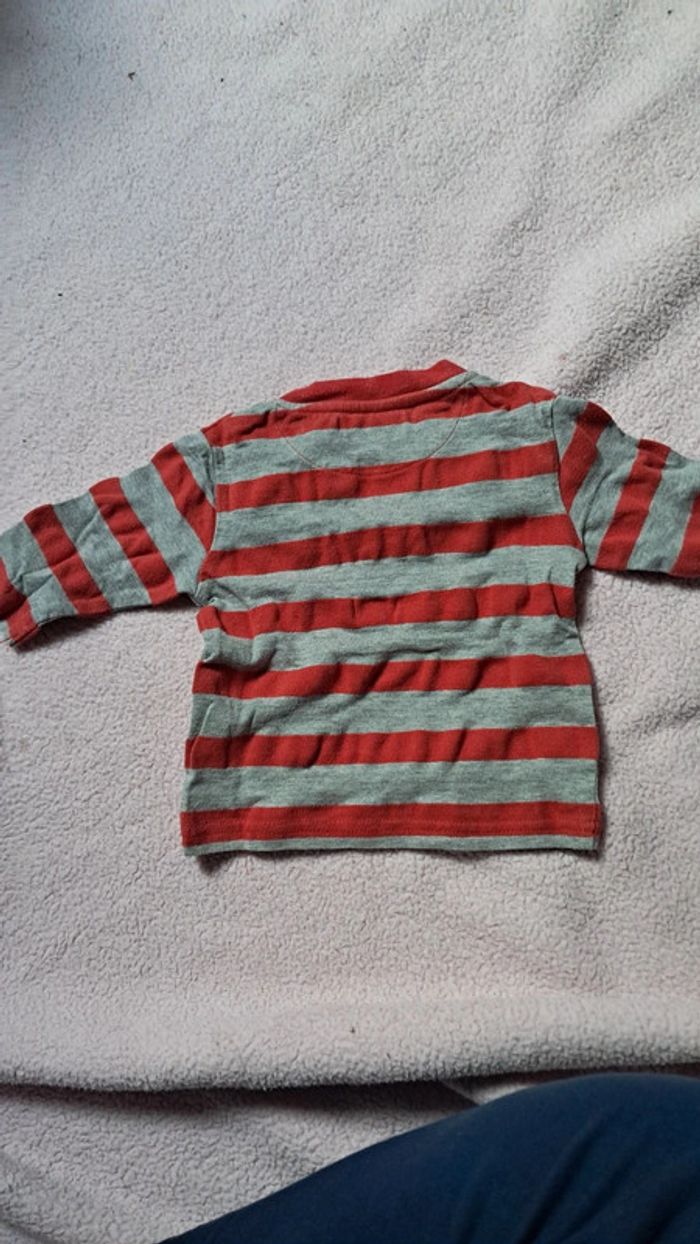 T-shirt manches longues compagnie des petits 3 mois - photo numéro 2
