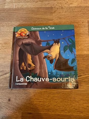 Livre Altaya Le monde des animaux Sauvages Animaux de la forêt La chauve souris