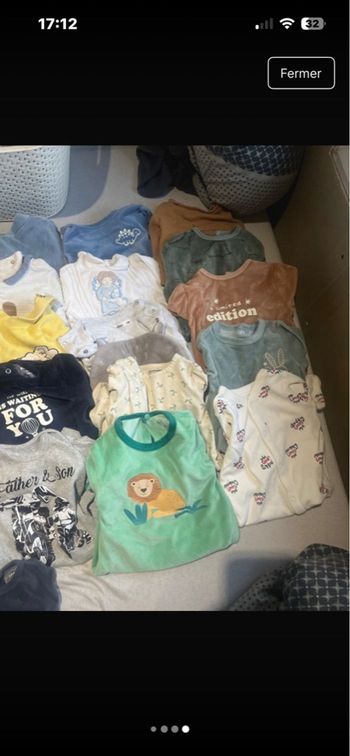 Lot pyjamas 6 mois garçon 