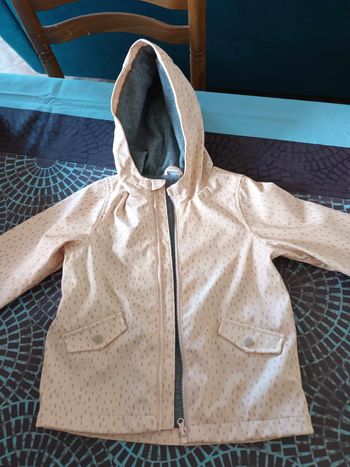 veste impermeable fille 18 mois tex