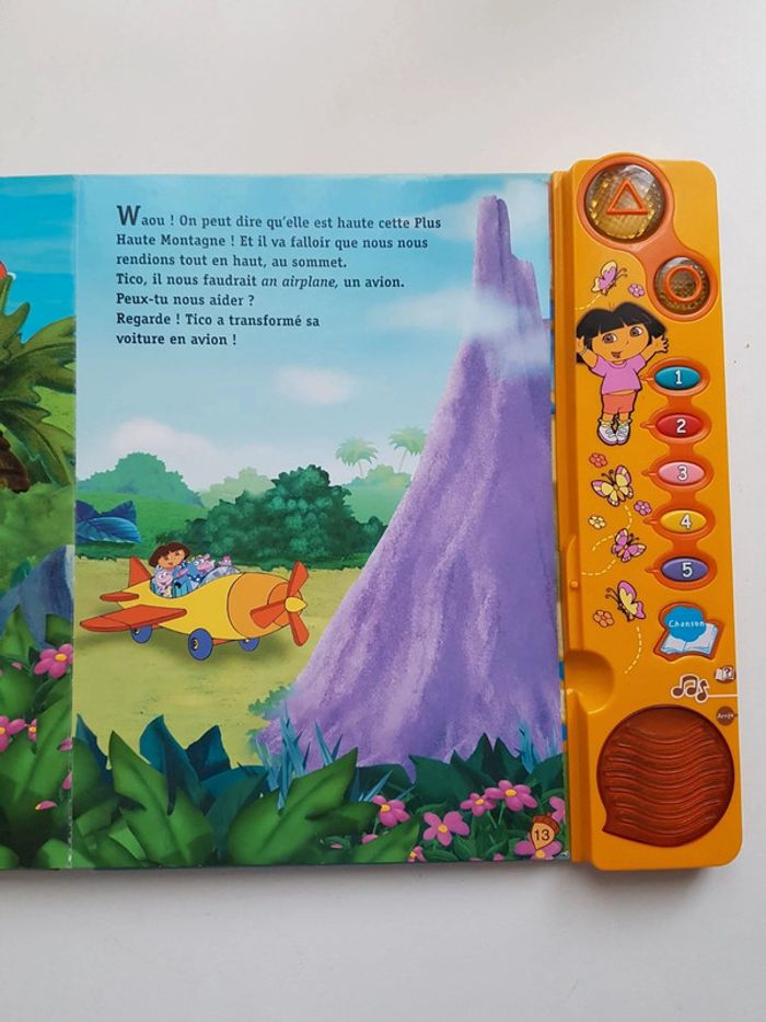 Livre interactif Le premier voyage de Dora l'exploratrice et figurines - photo numéro 13