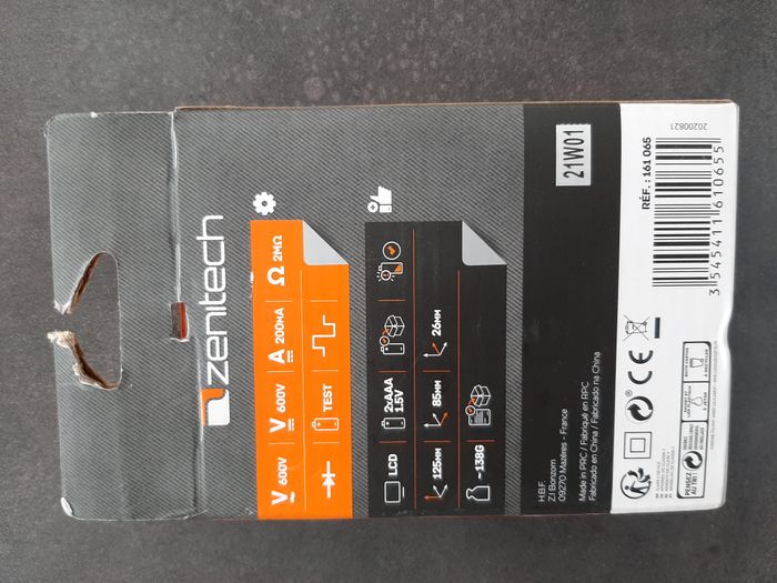 Multimètre "Zenitech" - Neuf - photo numéro 2