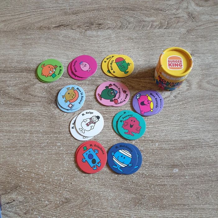 ⭐ Jeux de mémory Monsieur Madame n°4/10 Burger King #emyfleury_jeuxvoyages