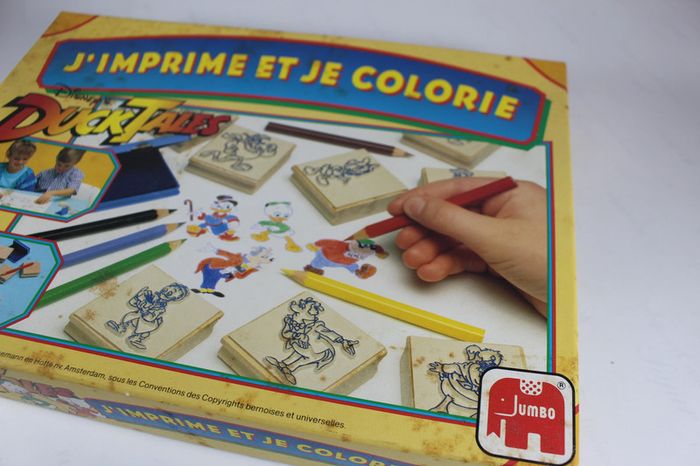 Jumbo Duck Tales J'imprime et je colorie 1988 - photo numéro 3
