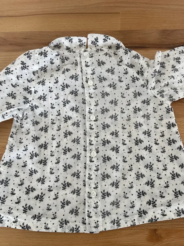 Blouse à fleurs 9m - photo numéro 4