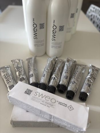 Coloration et oxydants Sweo tec 