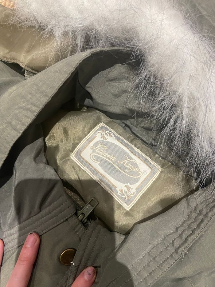 Manteau parkas doudoune vintage kaki taille 46/48 - photo numéro 6